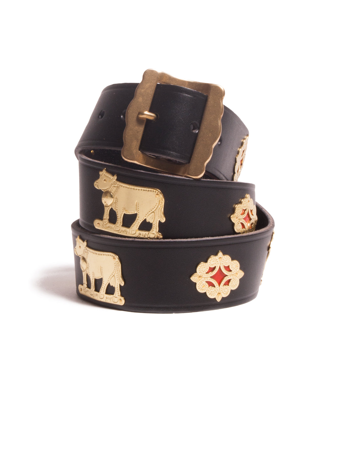 The Alpine Belt, Appenzeller belt, made in Switzerland, handmade, mountain belt, leather belt, cintura di pelle, cintura con le mucche, stelle alpine, cintura svizzera, cintura tirolese, cintura ampezzana, traditional belt, cow belt,