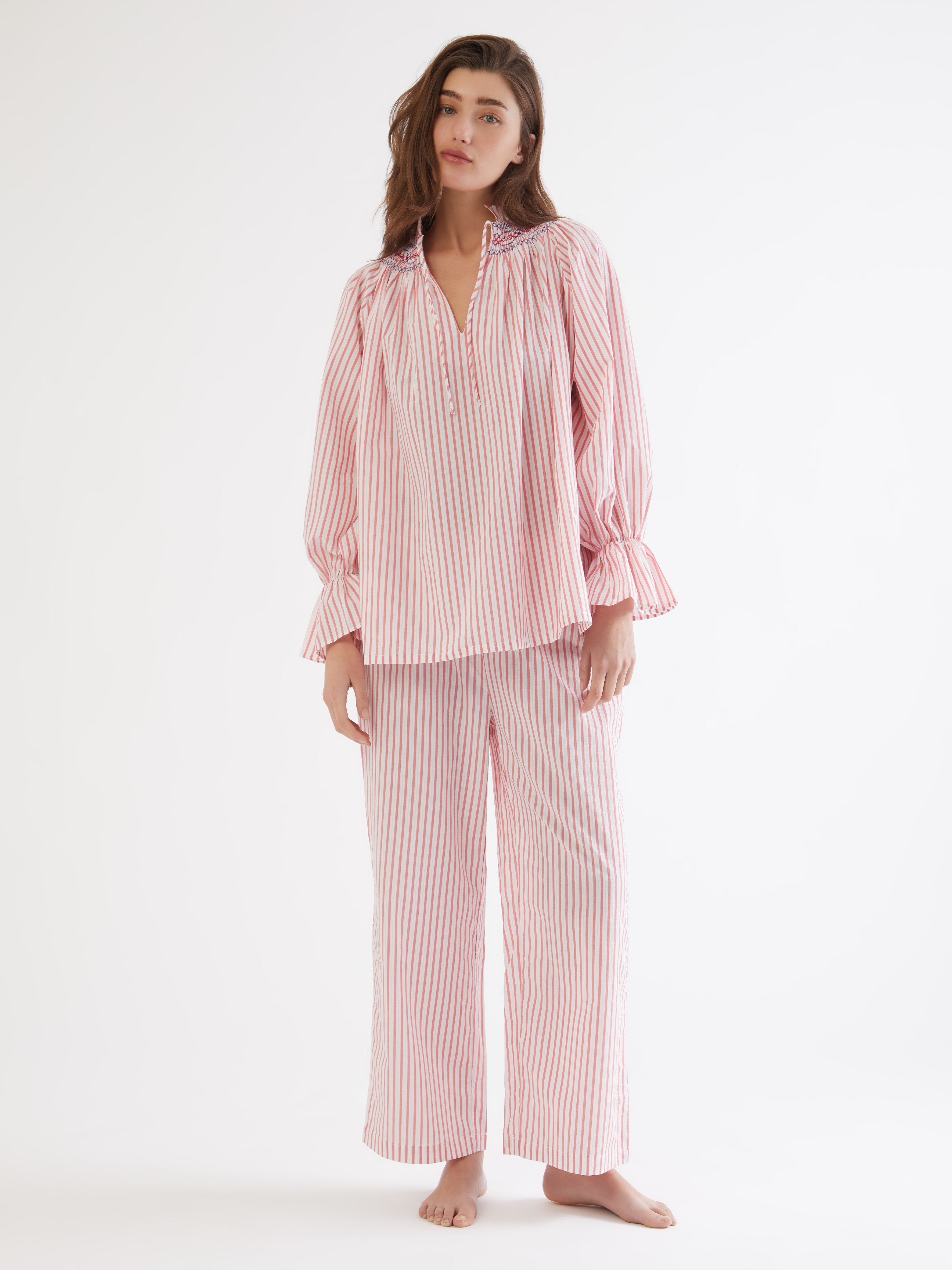 ETHICAL FASHION, CRAFTSMANSHIP, SUSTAINABLE FASHION, TRADITIONAL FASHION, ETHNIC FASHION, BOHEMIAN FASHION, MODA ETICA, MODA SOSTENIBILE, TECNICHE ARTIGIANALI, MODA TRADIZIONALE, MODA ETNICA, MADE IN MADAGASCAR, HANDMADE IN MADAGASCAR, COTTON NIGHTDRESS, COTTON NIGHTGOWN, CAMICIA DA NOTTE IN COTONE, PIGIAMA DI COTONE, COTTON PAJAMA, NIGHTWEAR, SLEEPWEAR, FASHION PAJAMA, PUNTO SMOCK, SMOKED, SMOCKED, HAND EMBROIDERED, RICAMATO A MANO, MUM AND DAUGHTER, MINE ME COLLECTION, MATCHIN WITH MUM, 