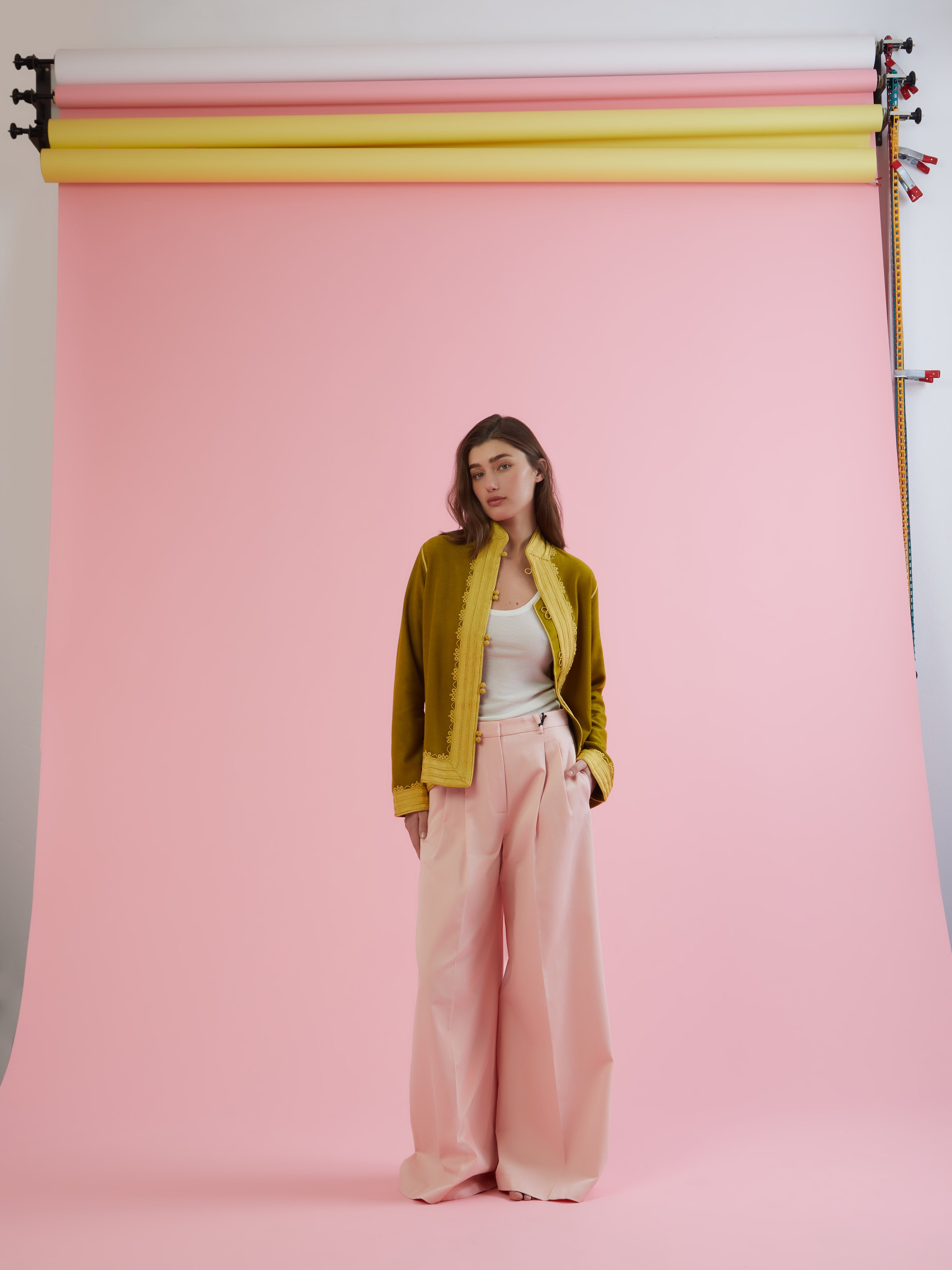 Embroidered in silk threads, Ethical fashion, craftsmanship, sustainable fashion, traditional fashion, ethnic fashion, moda etica, moda sostenibile, tecniche artigianali, moda tradizionale, moda etnica, fatto a mano, handmade, bohemian jacket, boho jacket, midseason jacket, giacca di mezza stagione, ricamo a mano, hand embroidery, silk embroidery, ricamo seta, moroccan jacket, giacca marocchina, collo coreana, giacca di velluto, velvet jacket, giacca di cashmere, cashmere jacket