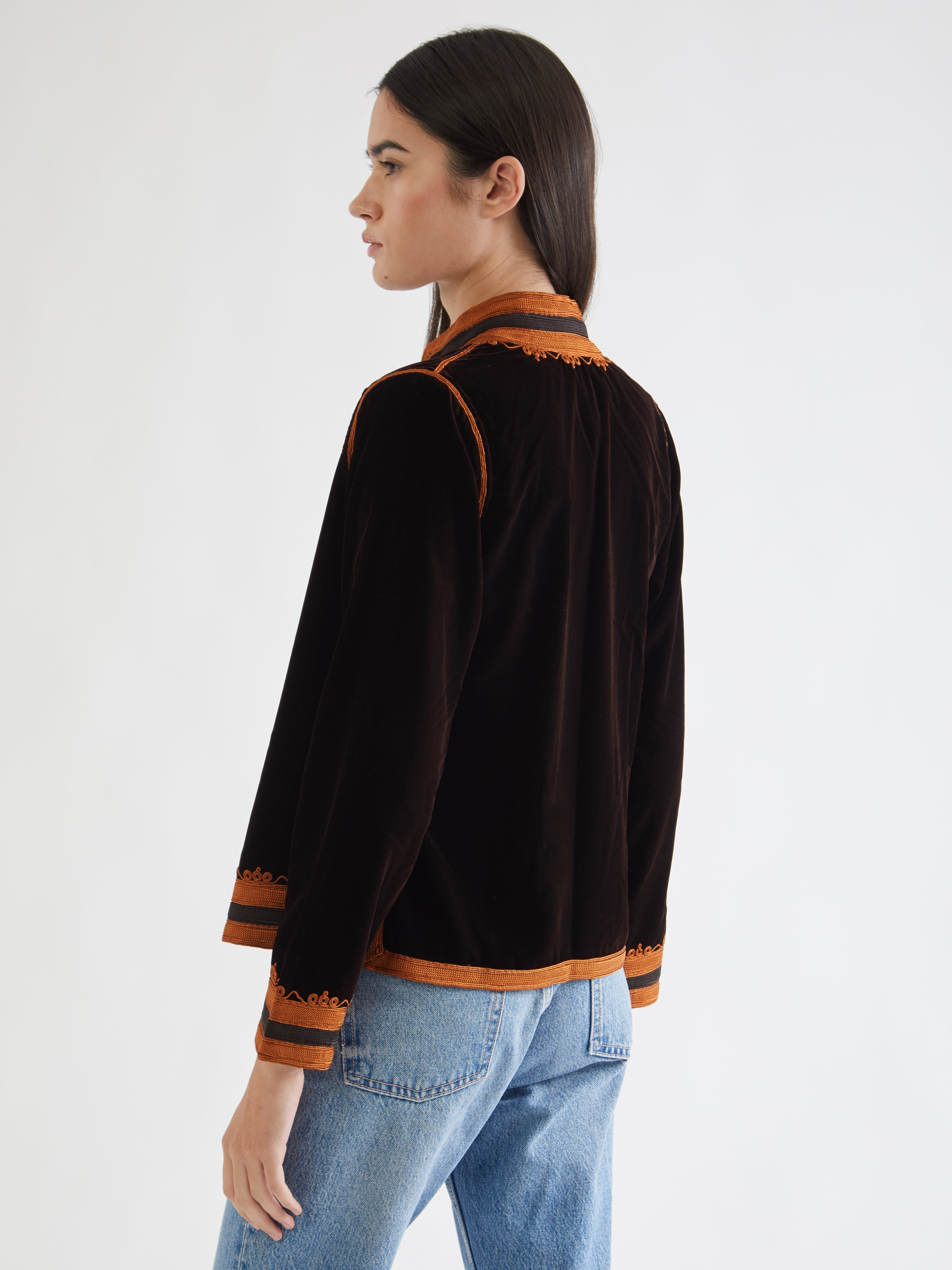 Moroccan velvet jacket