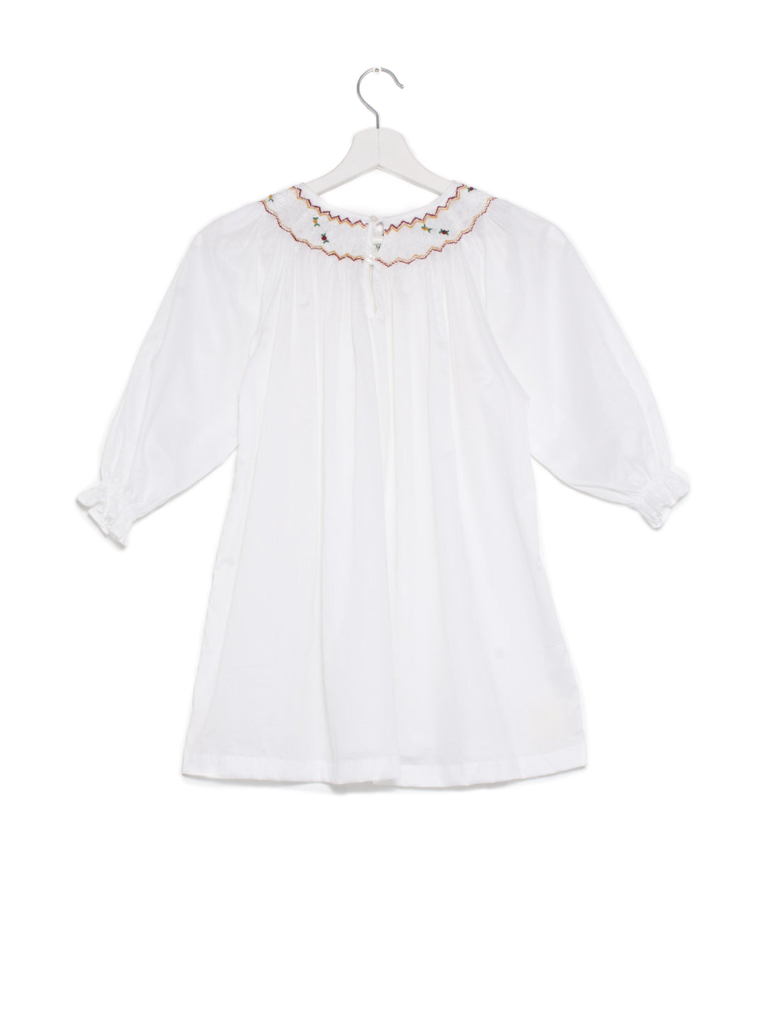 Malagasy smocked kids long sleeves nightdress