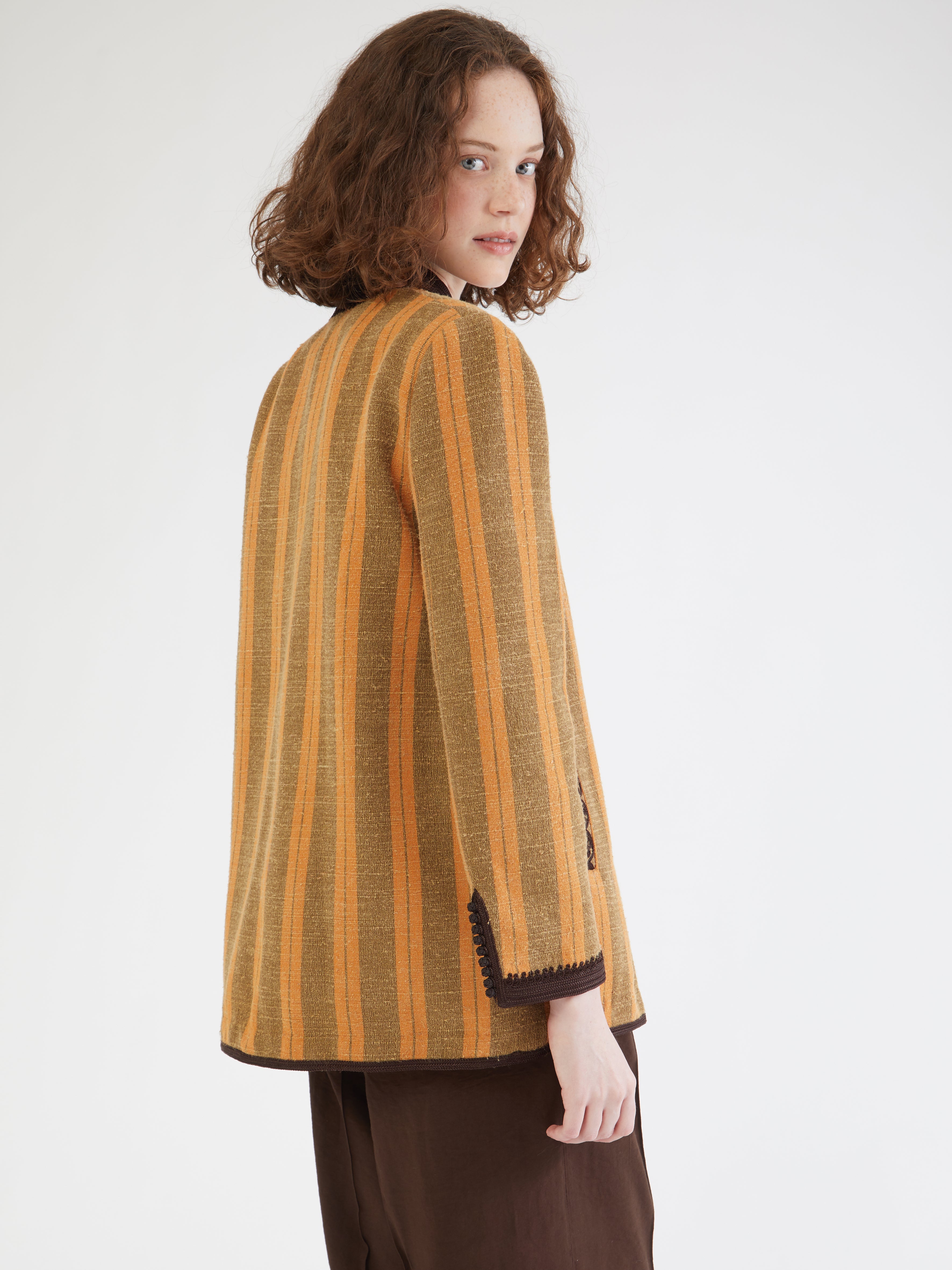 Moroccan linen blazer