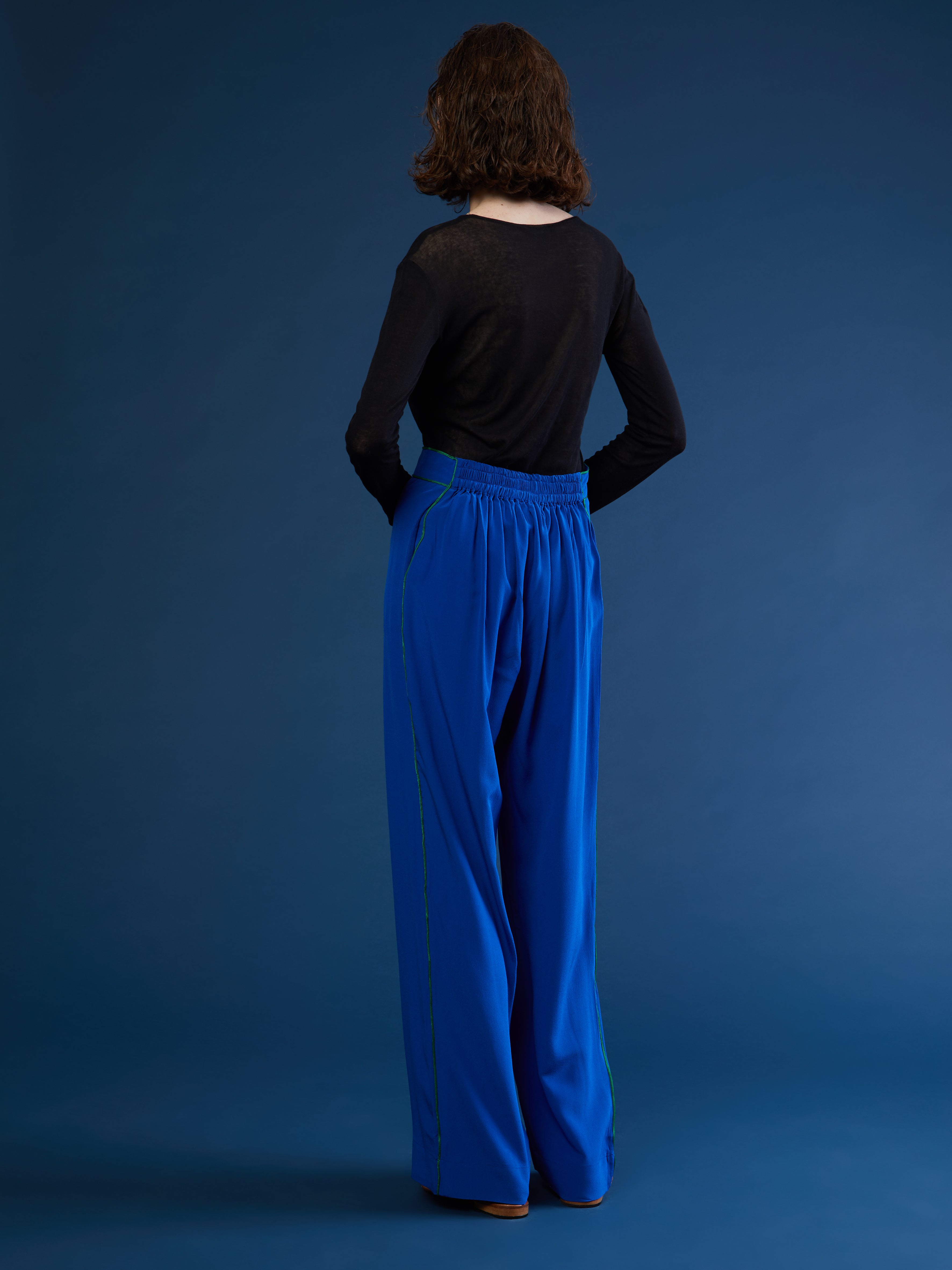 Moroccan Alma silk pants