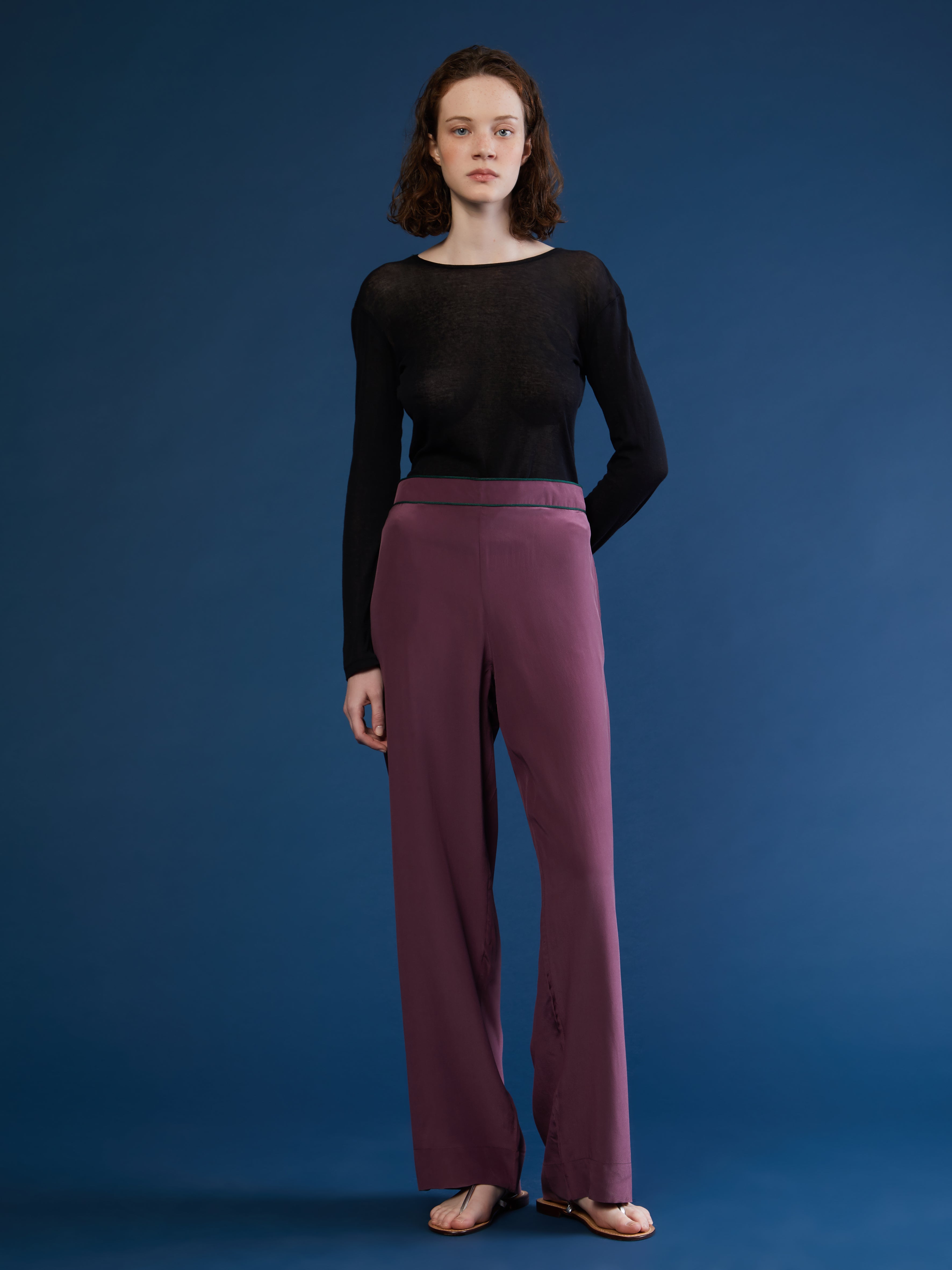 Moroccan Alma silk pants