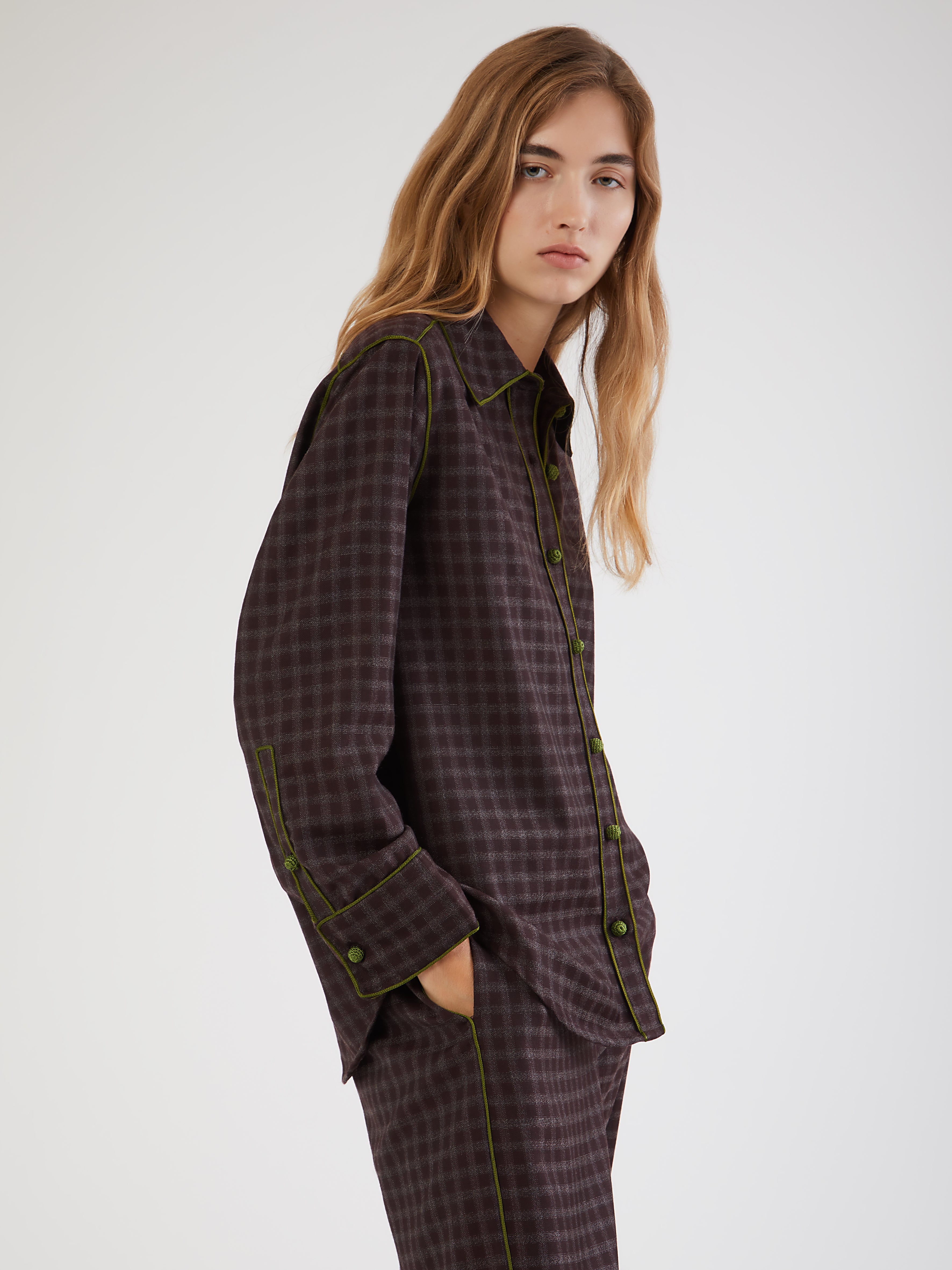 Moroccan Alma wool shirt