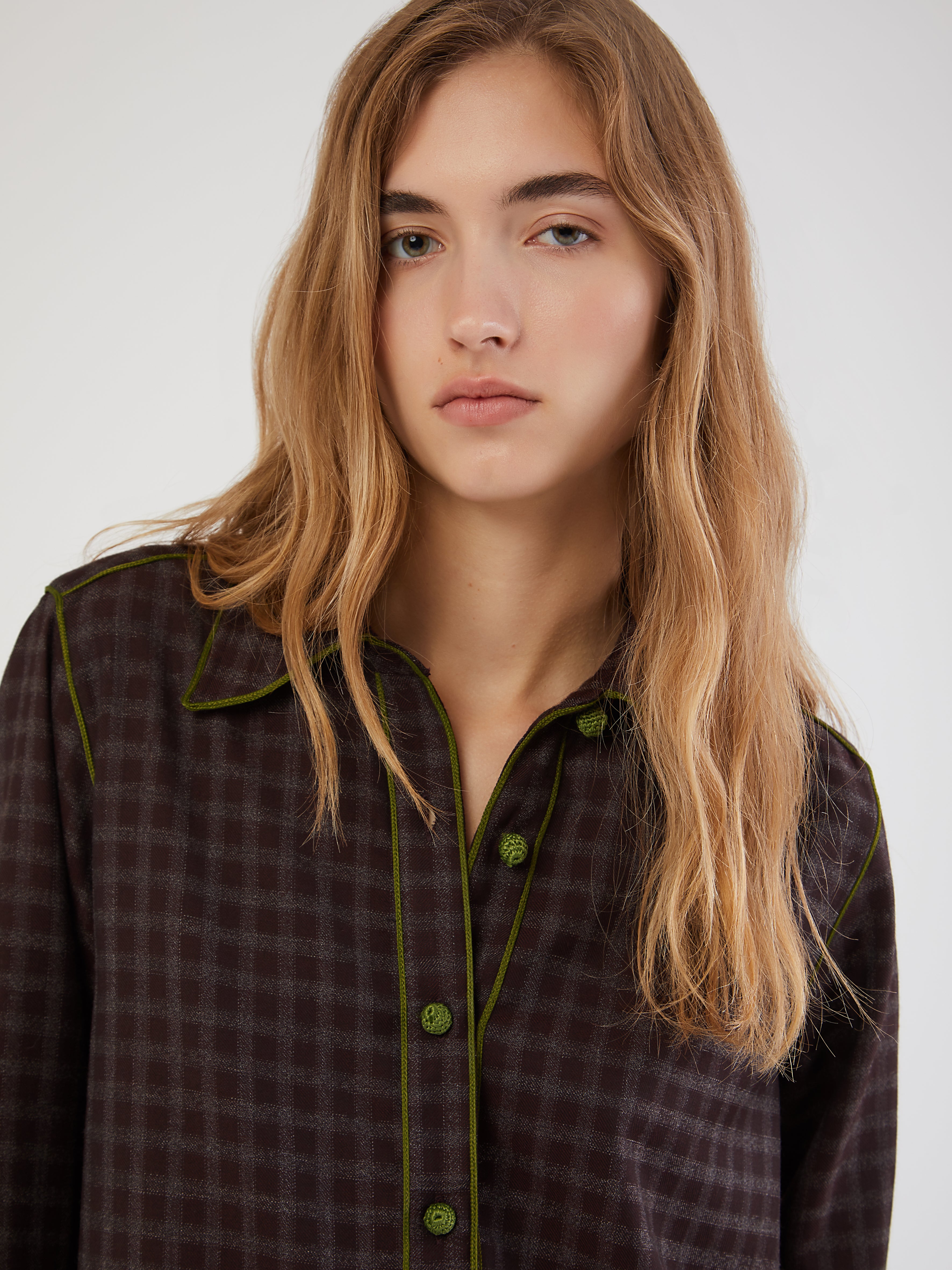 Moroccan Alma wool shirt