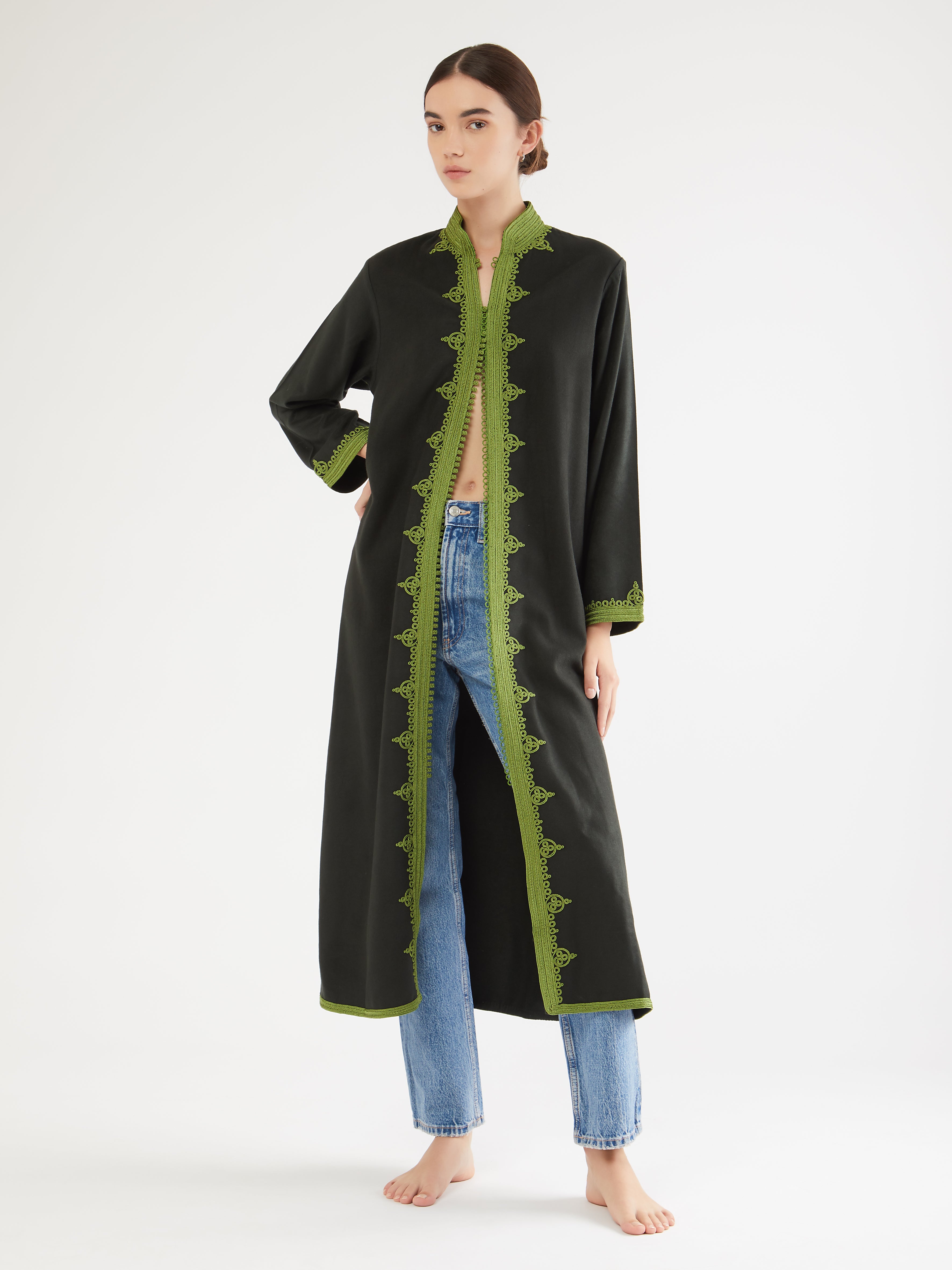 Moroccan cashmere coat