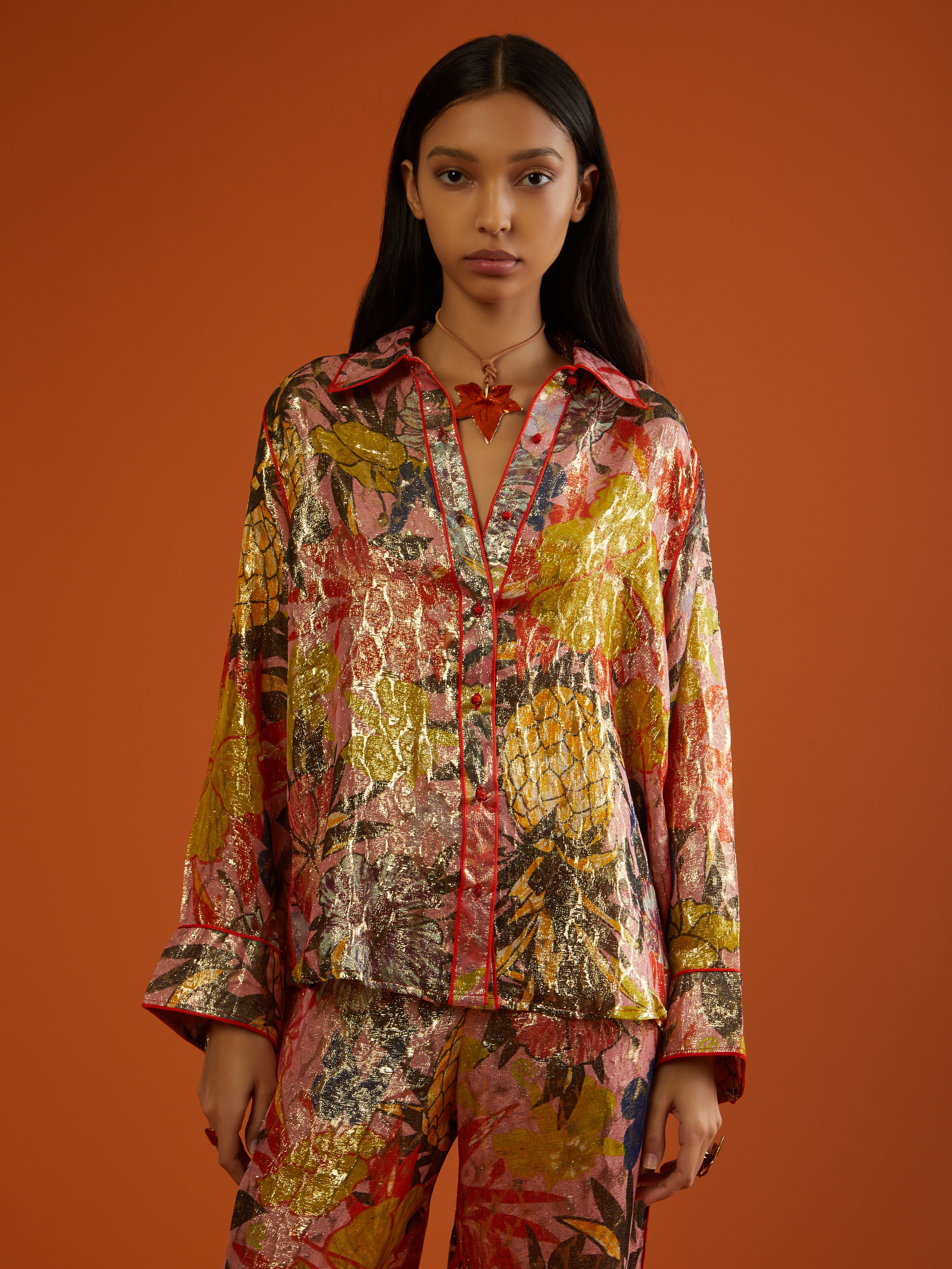 Moroccan Alma silk shirt