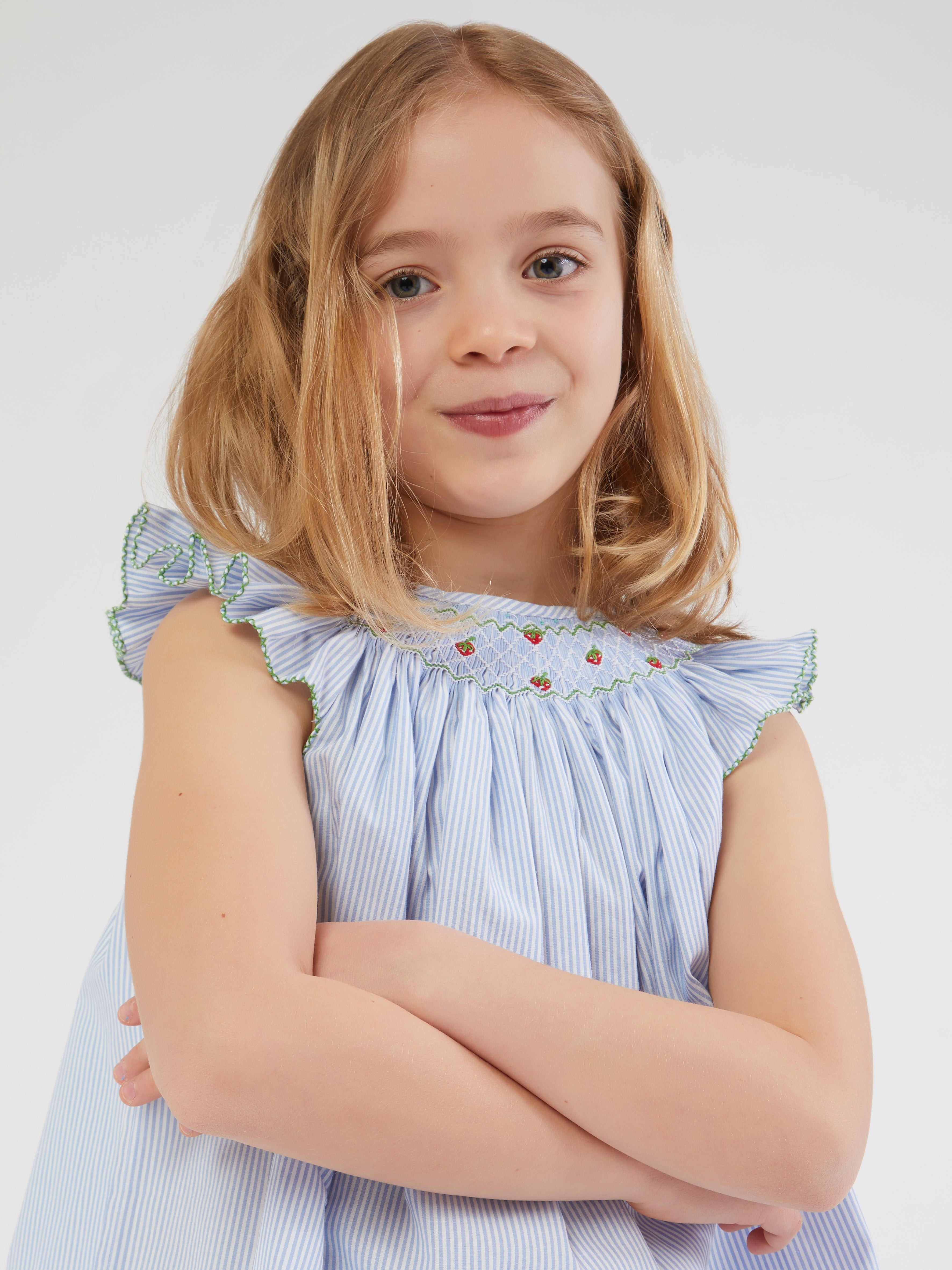 Malagasy smocked kids short pajama