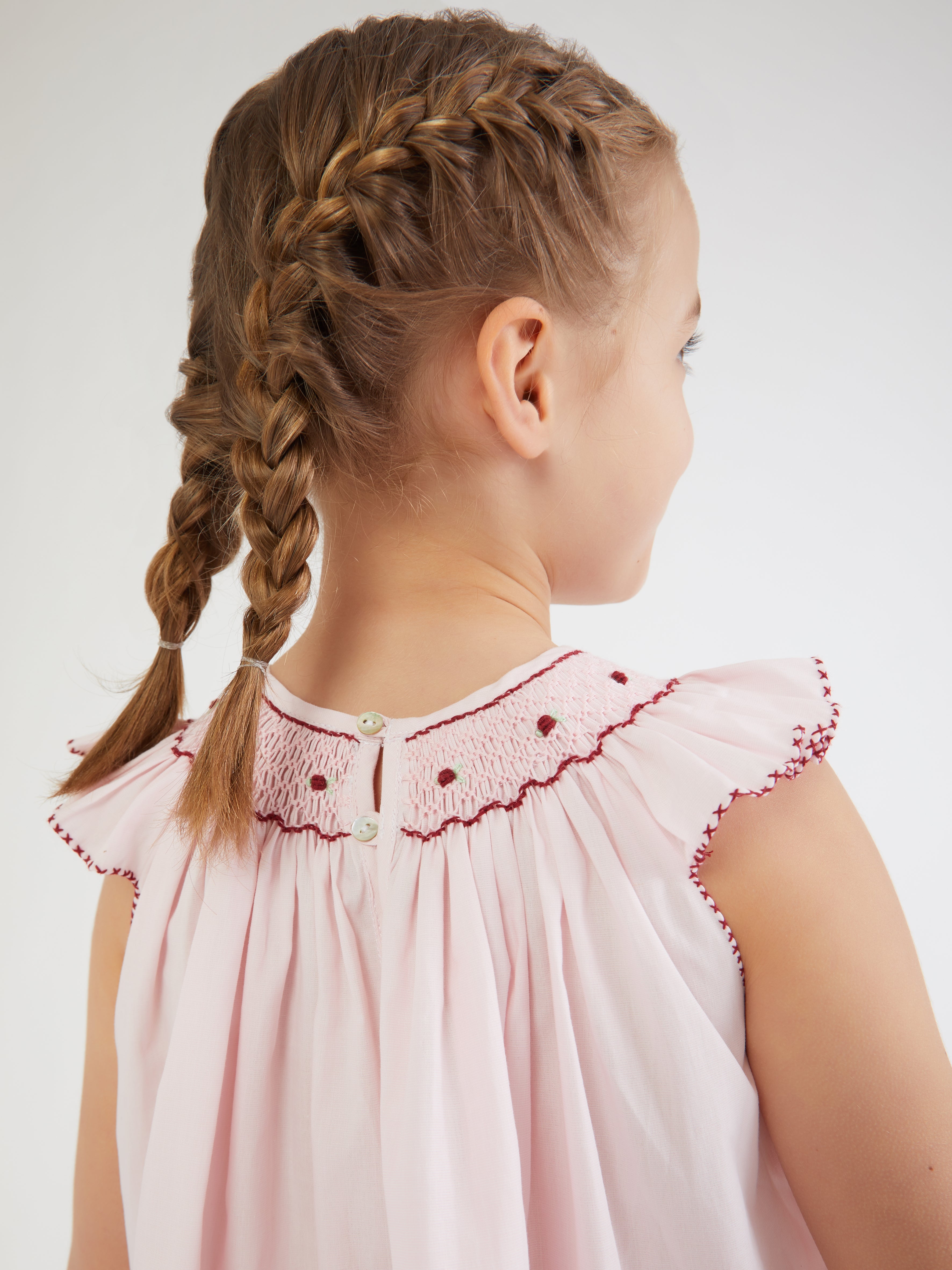 Malagasy smocked kids short pajama
