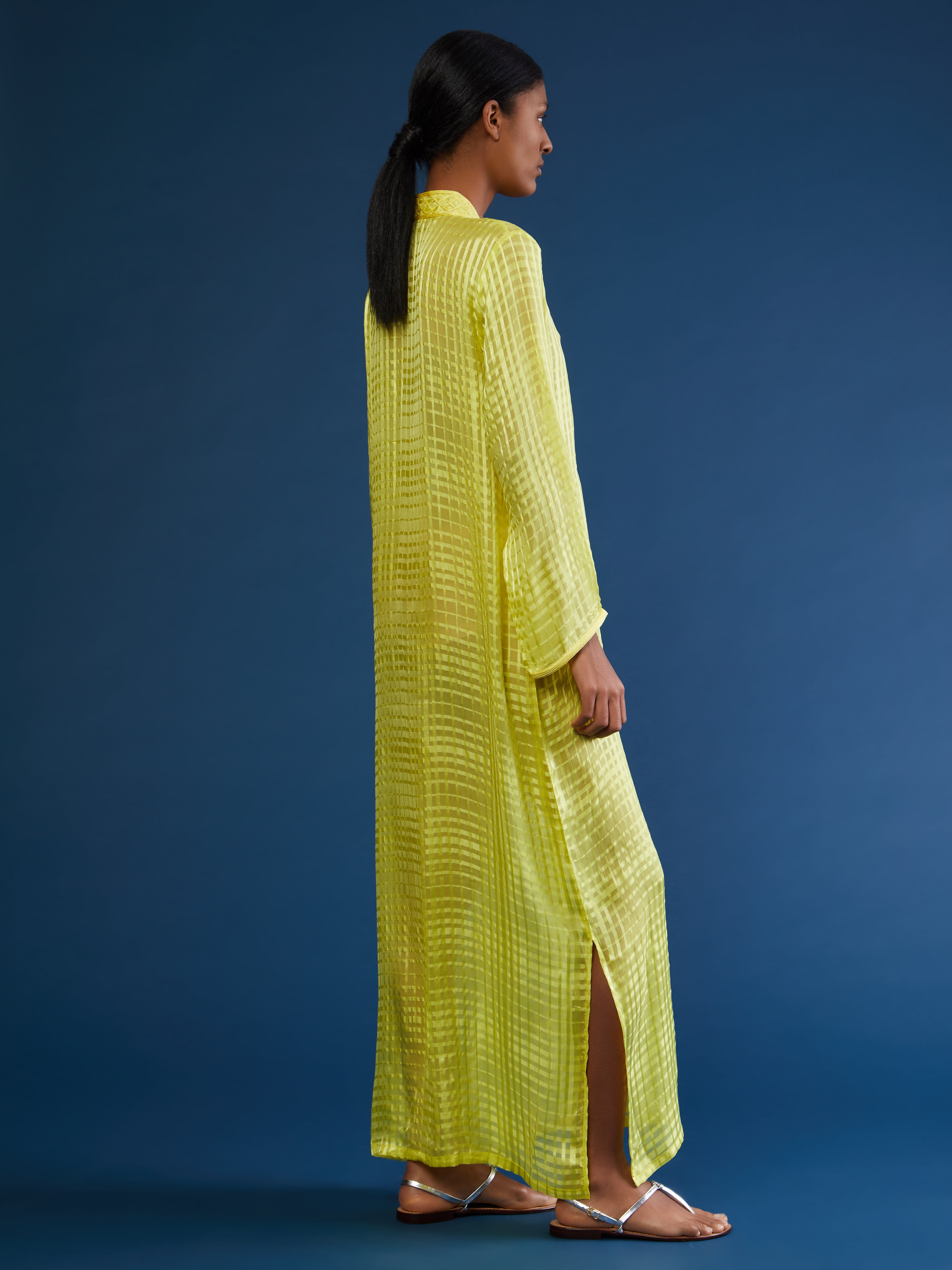 Moroccan Hind silk kaftan