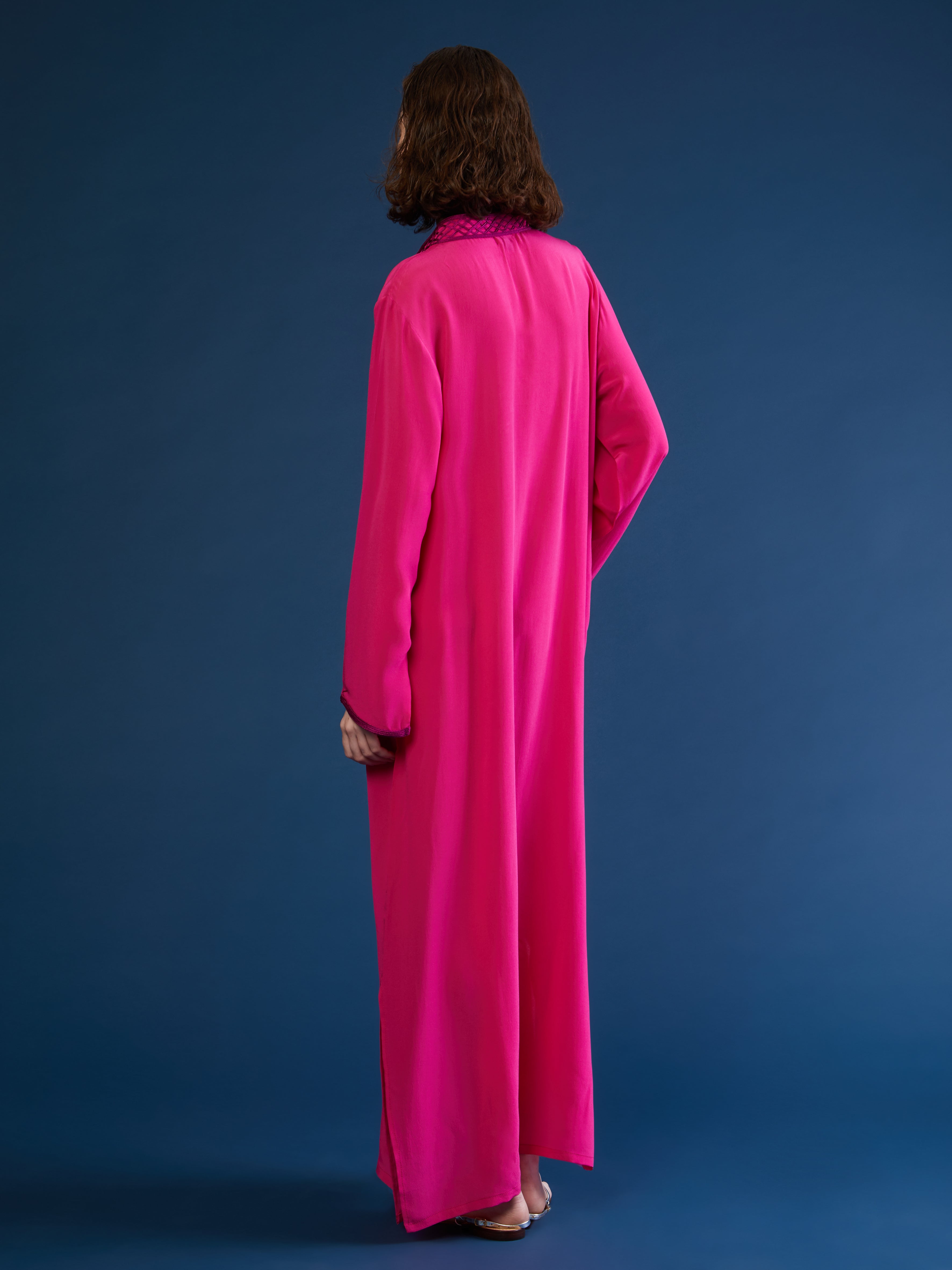 Moroccan Hind silk kaftan