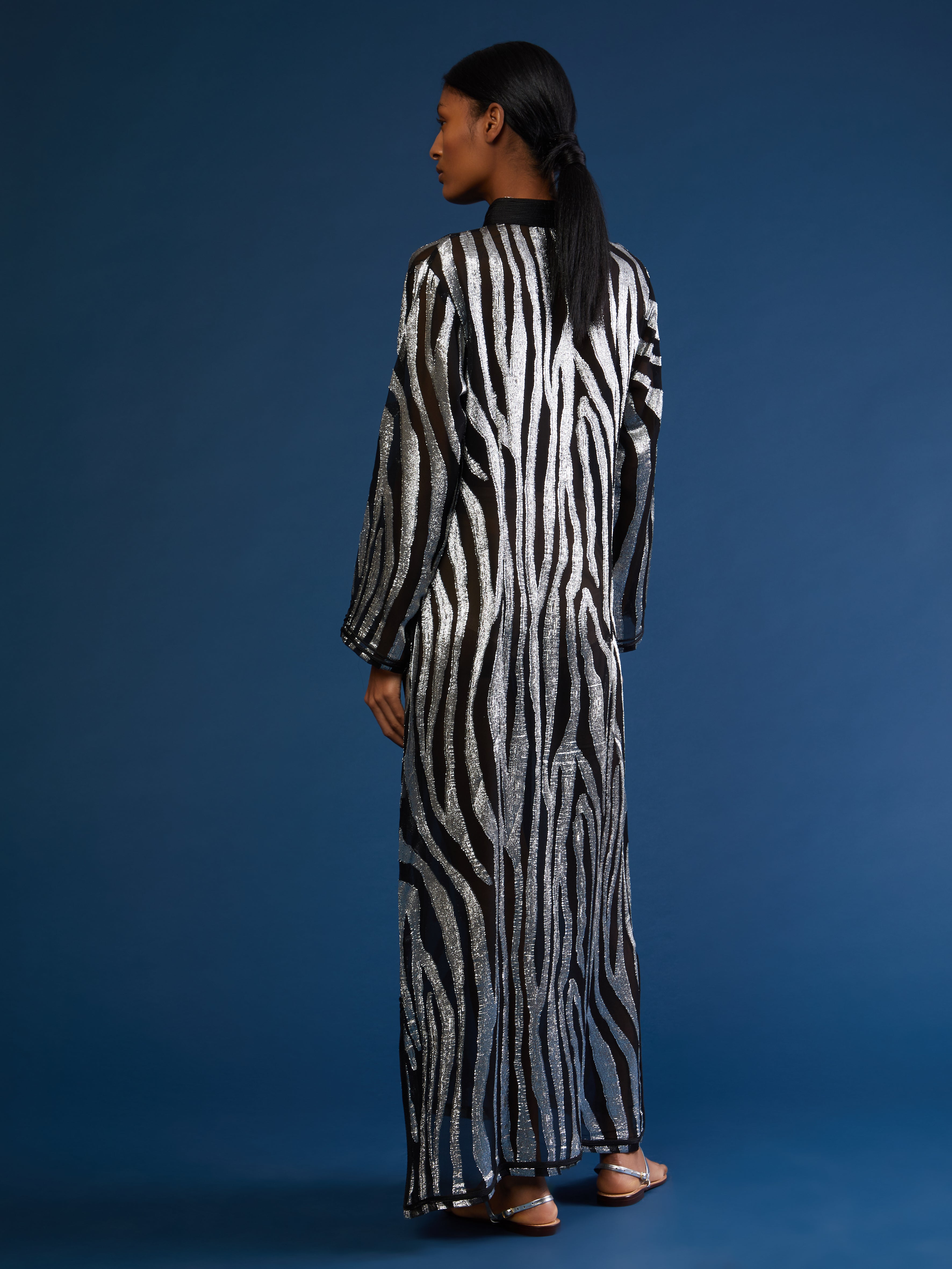 Moroccan Aziza silk kaftan