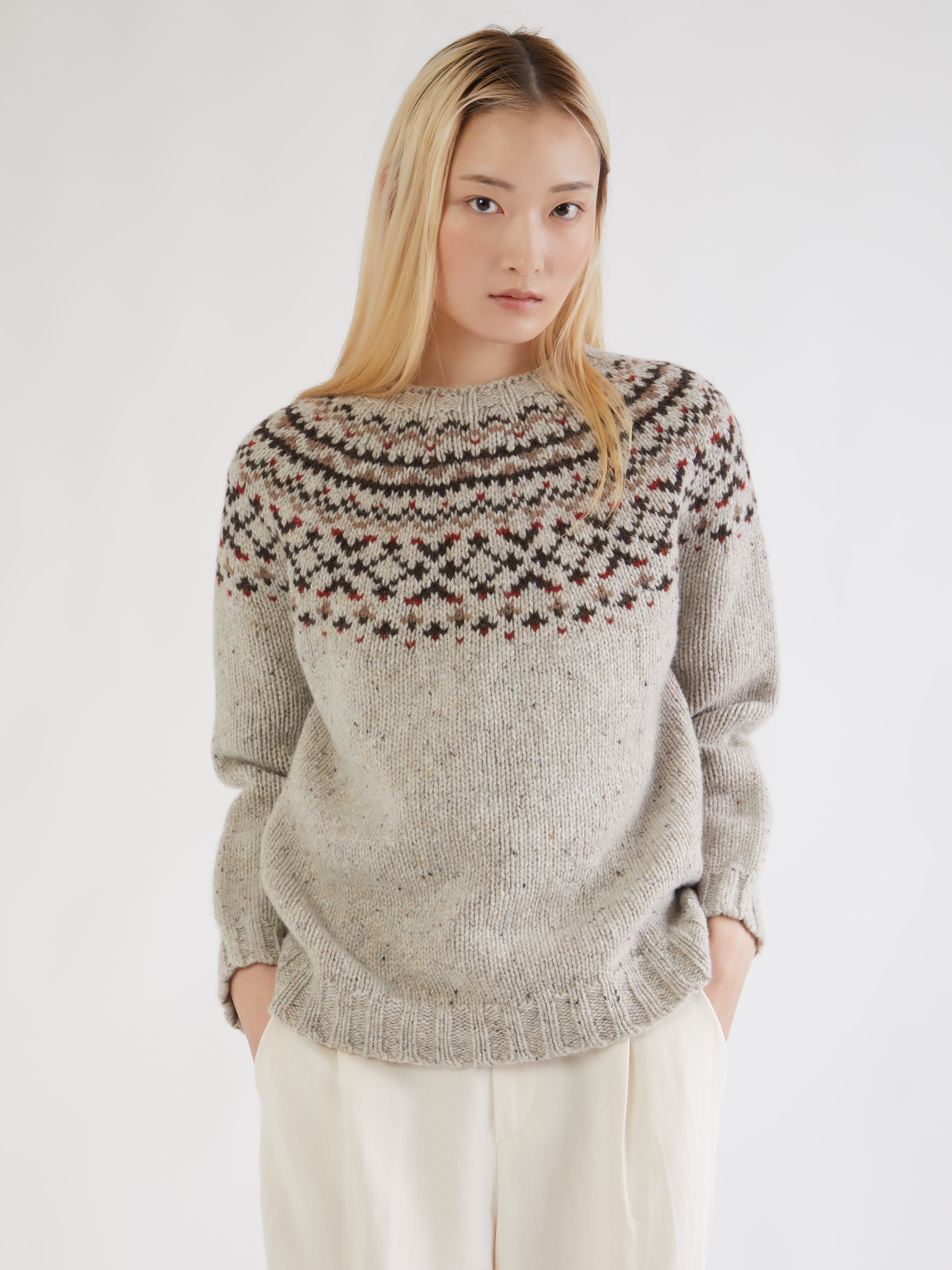 ETHICAL FASHION, CRAFTSMANSHIP, SUSTAINABLE FASHION, TRADITIONAL FASHION, ETHNIC FASHION, BOHEMIAN FASHION, MODA ETICA, MODA SOSTENIBILE, TECNICHE ARTIGIANALI, MODA TRADIZIONALE, MODA ETNICA, VESTITI BOHEMIAN, GOLF, FAIR ISLE, SCOTTISH SWEATER, 100% LANA, 100% WOOL, TRADITIONAL SWEATER, MADE IN SCOTLAND, GOLF INGLESI