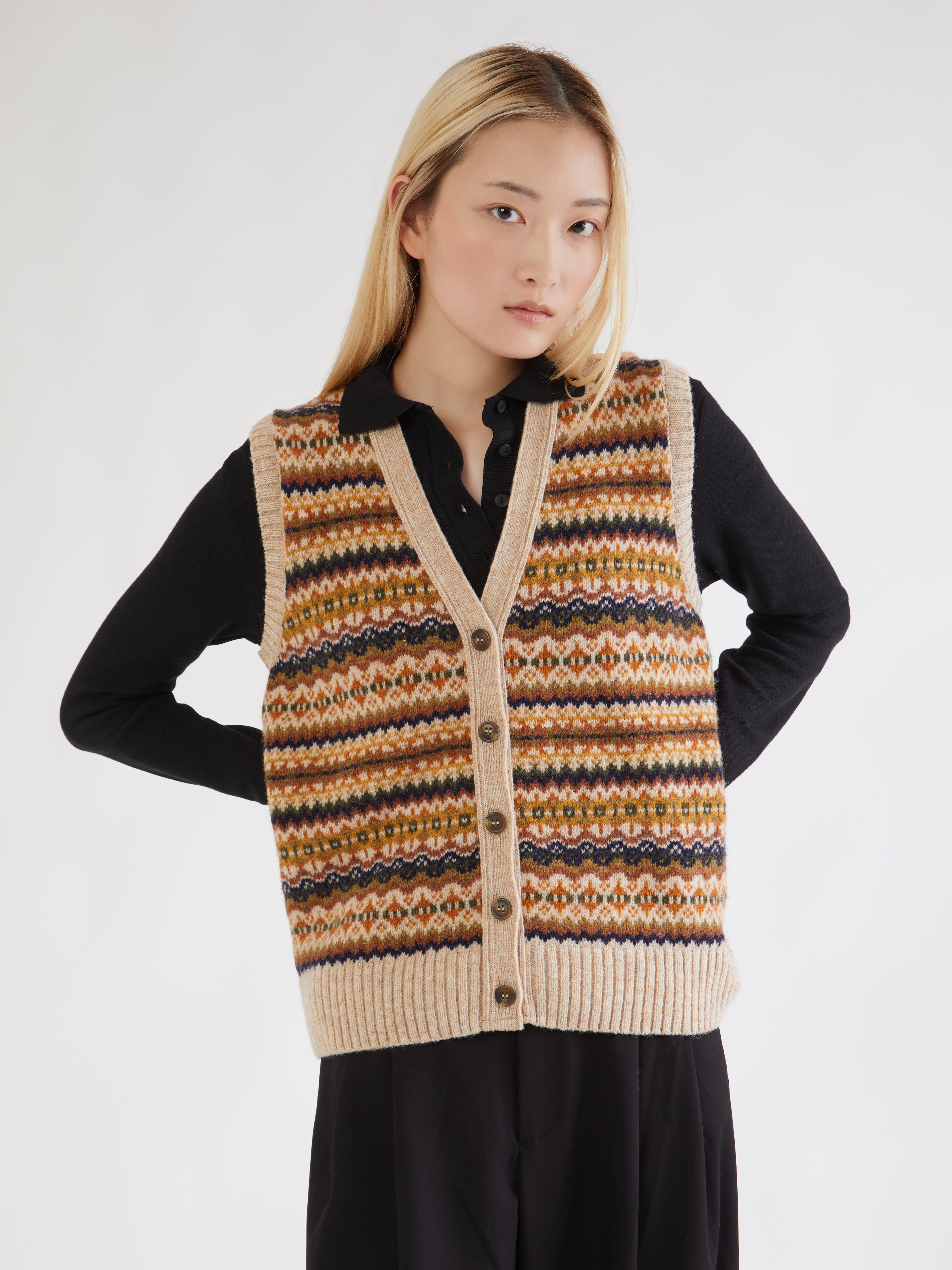 ETHICAL FASHION, CRAFTSMANSHIP, SUSTAINABLE FASHION, TRADITIONAL FASHION, ETHNIC FASHION, BOHEMIAN FASHION, MODA ETICA, MODA SOSTENIBILE, TECNICHE ARTIGIANALI, MODA TRADIZIONALE, MODA ETNICA, VESTITI BOHEMIAN, GOLF, FAIR ISLE, SCOTTISH SWEATER, 100% LANA, 100% WOOL, TRADITIONAL SWEATER, MADE IN SCOTLAND, GOLF INGLESI