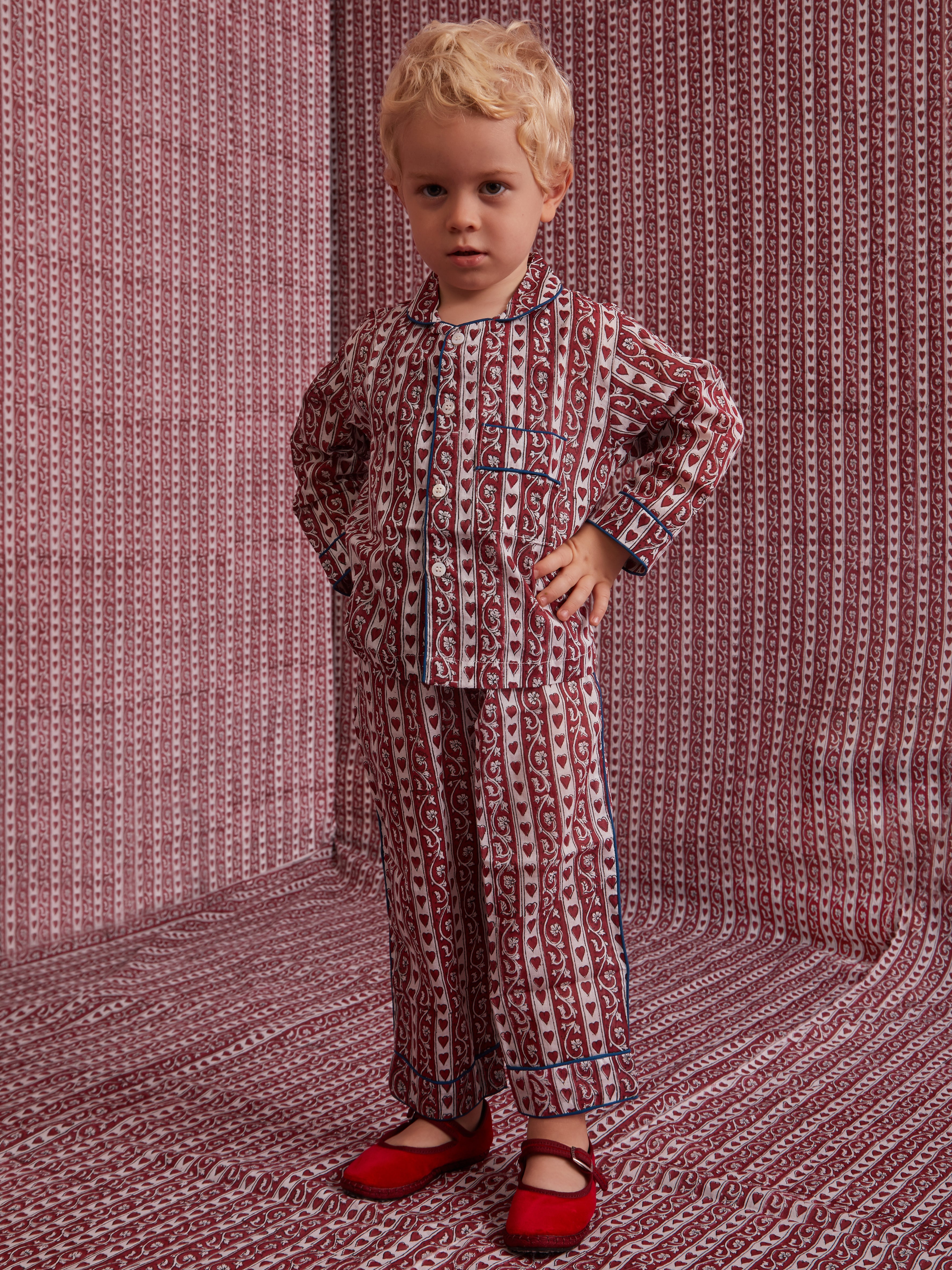 ETHICAL FASHION, CRAFTSMANSHIP, SUSTAINABLE FASHION, TRADITIONAL FASHION, ETHNIC FASHION, BOHEMIAN FASHION, MODA ETICA, MODA SOSTENIBILE, TECNICHE ARTIGIANALI, MODA TRADIZIONALE, MODA ETNICA, MADE IN INDIA, HANDMADE IN INDIA, BLOCK PRINT, PIGIAMA DI COTONE, COTTON PAJAMA, NIGHTWEAR, SLEEPWEAR, FASHION PAJAMA, ETNIC PRINTS, STAMPE INDIANE, STAMPE ETNICHE, MINI ME, MATCH WITH MUM