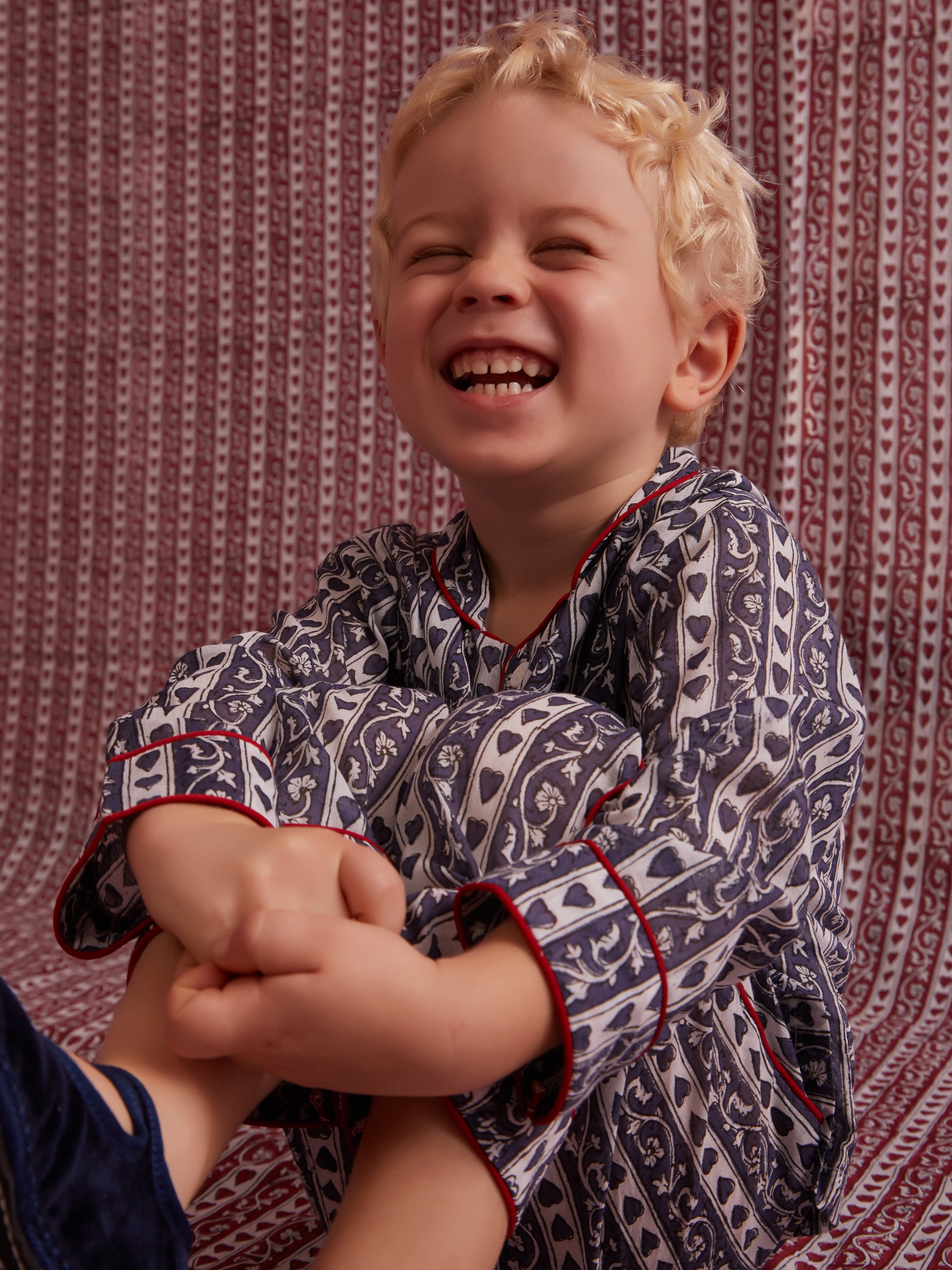 ETHICAL FASHION, CRAFTSMANSHIP, SUSTAINABLE FASHION, TRADITIONAL FASHION, ETHNIC FASHION, BOHEMIAN FASHION, MODA ETICA, MODA SOSTENIBILE, TECNICHE ARTIGIANALI, MODA TRADIZIONALE, MODA ETNICA, MADE IN INDIA, HANDMADE IN INDIA, BLOCK PRINT, PIGIAMA DI COTONE, COTTON PAJAMA, NIGHTWEAR, SLEEPWEAR, FASHION PAJAMA, ETNIC PRINTS, STAMPE INDIANE, STAMPE ETNICHE, MINI ME, MATCH WITH MUM