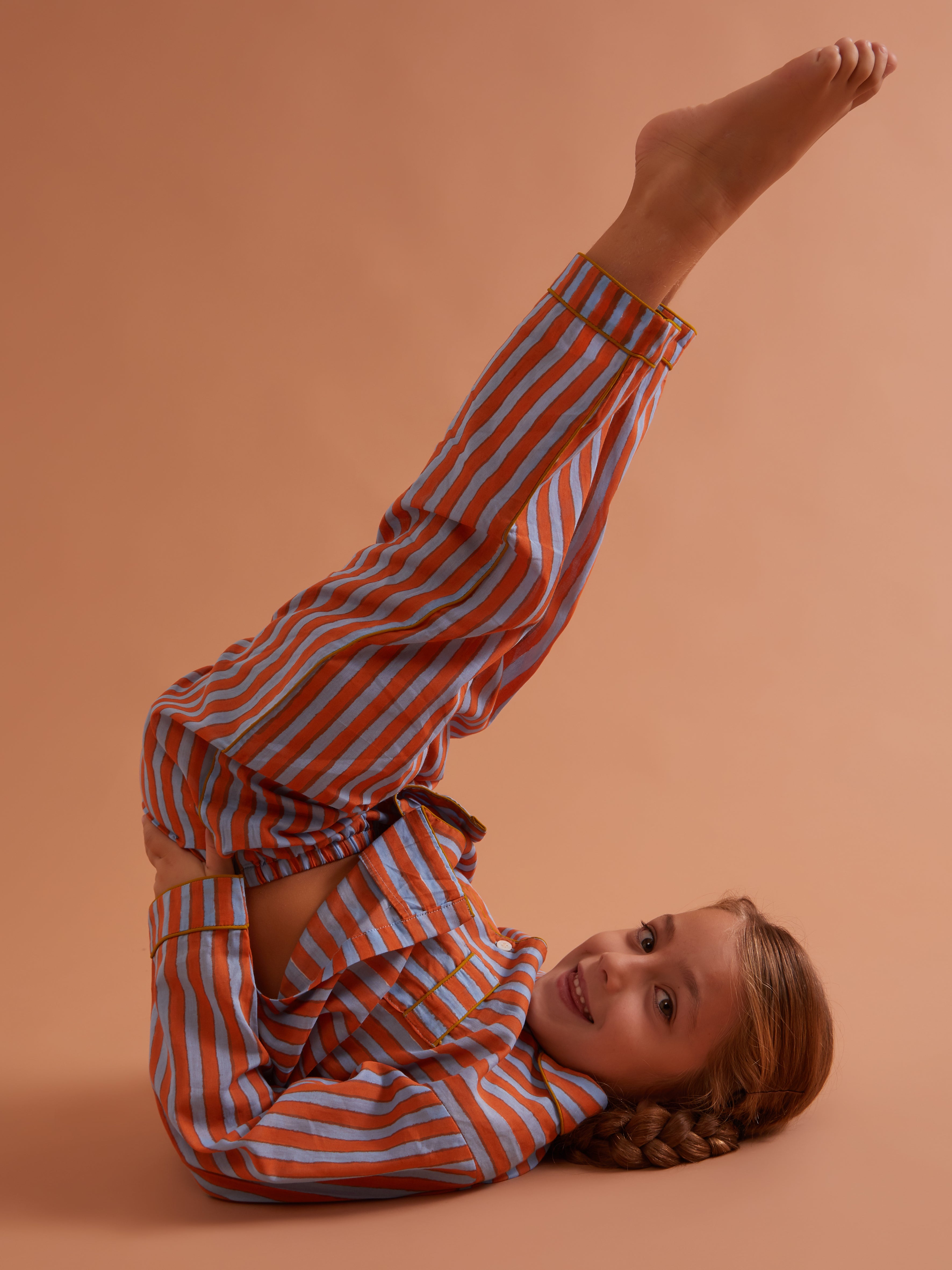 ETHICAL FASHION, CRAFTSMANSHIP, SUSTAINABLE FASHION, TRADITIONAL FASHION, ETHNIC FASHION, BOHEMIAN FASHION, MODA ETICA, MODA SOSTENIBILE, TECNICHE ARTIGIANALI, MODA TRADIZIONALE, MODA ETNICA, MADE IN INDIA, HANDMADE IN INDIA, BLOCK PRINT, PIGIAMA DI COTONE, COTTON PAJAMA, NIGHTWEAR, SLEEPWEAR, FASHION PAJAMA, ETNIC PRINTS, STAMPE INDIANE, STAMPE ETNICHE, MINI ME, MATCH WITH MUM